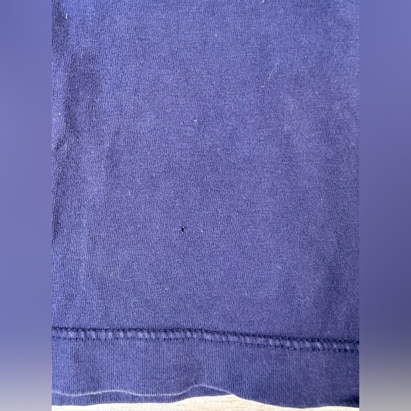 189. Kids Hanna Andersson Navy Blue Collared Short Sleeve T-Shirt - Picture 7 of 13